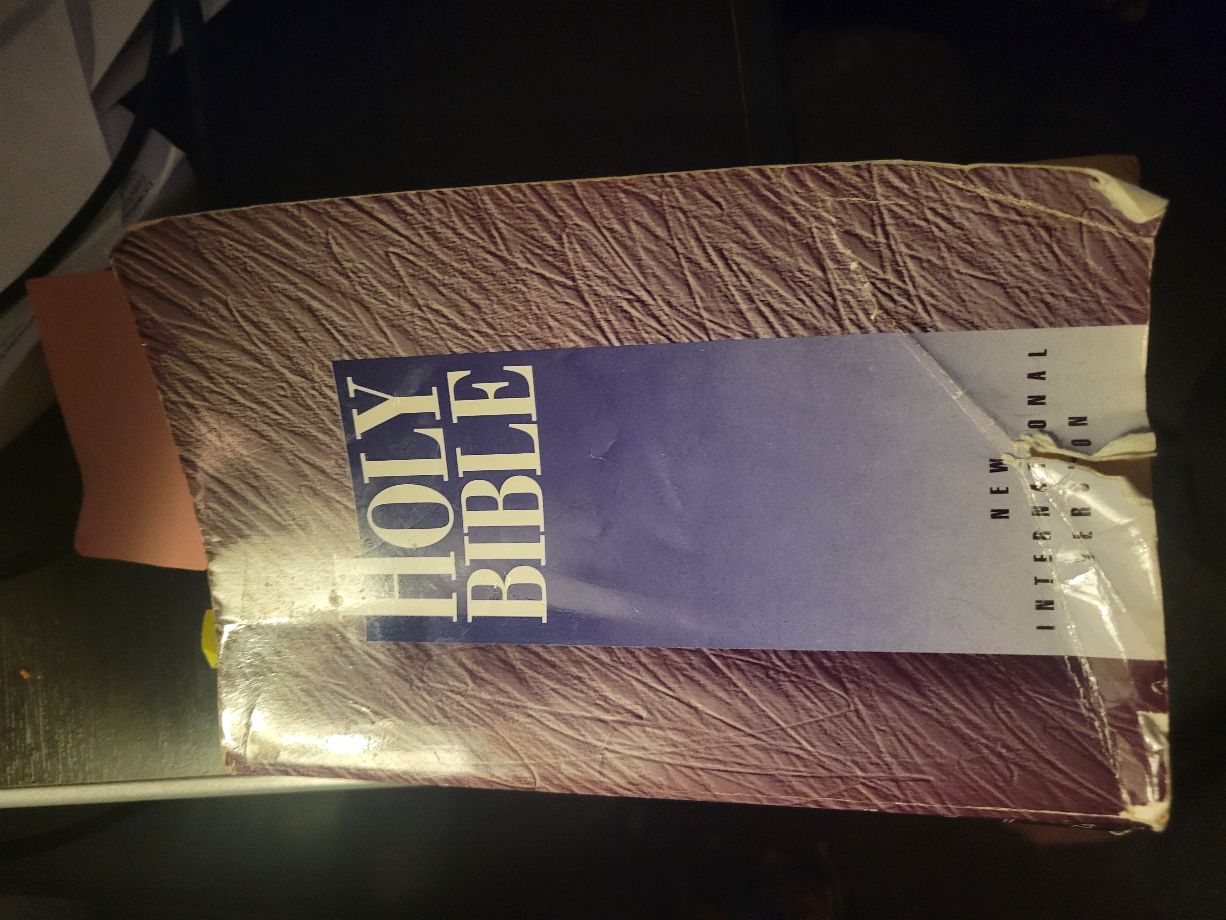thinks my holy bible has racist highlights