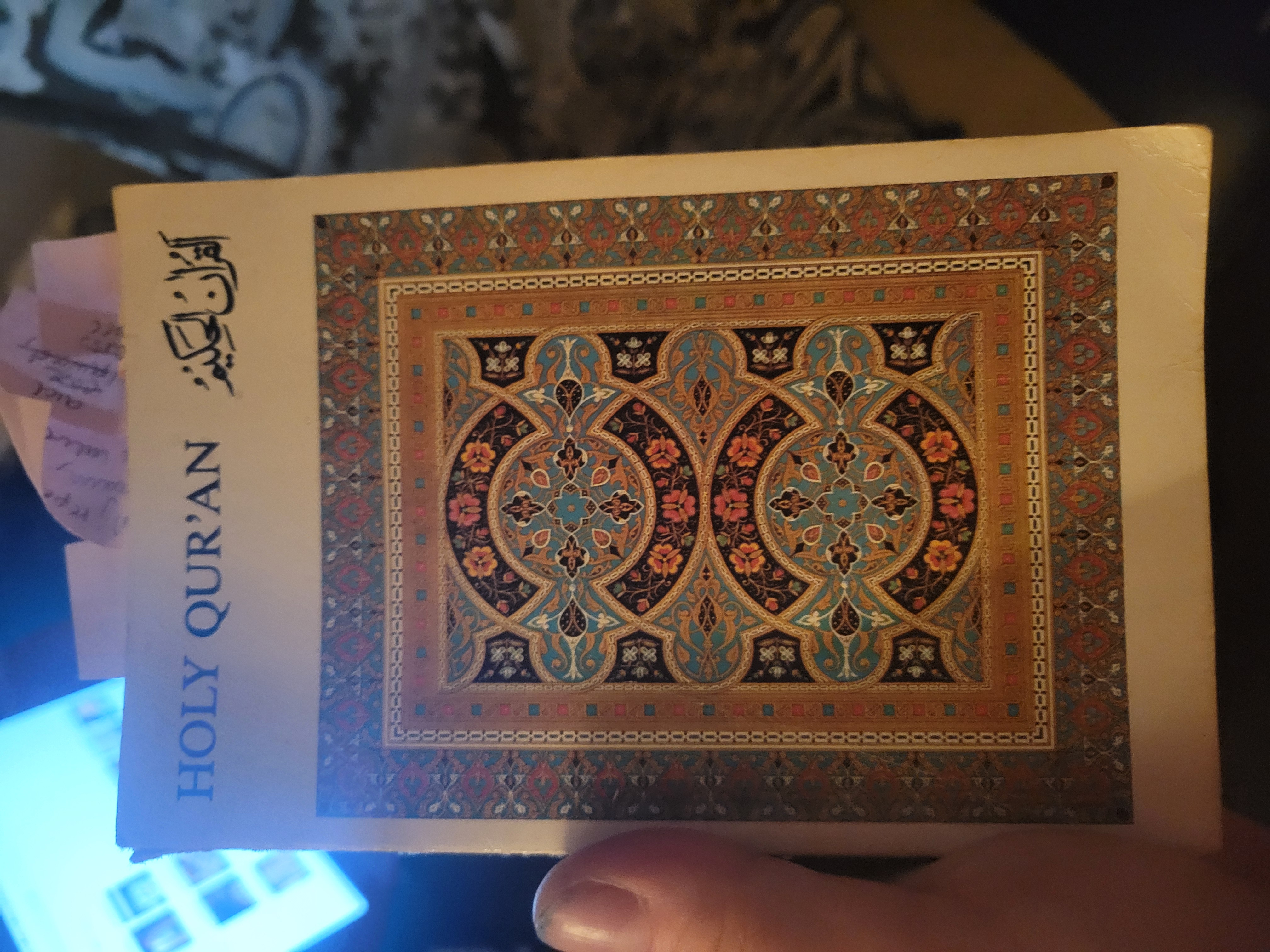 chris lee van thinks my reading the holy koran is racist
